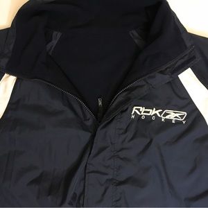 Reversible Vintage Reebok Hockey Coat XL